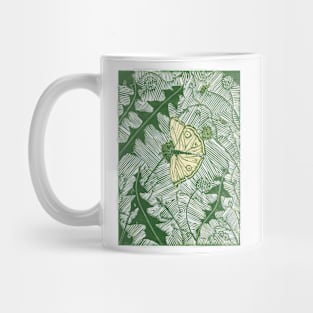 Butterfly on Dandelions Mug